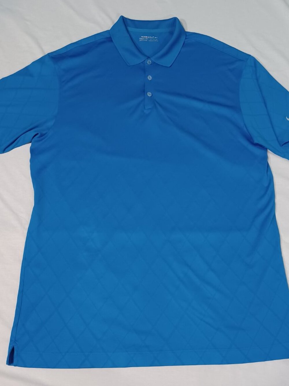 Nike Golf Dri-FIT Polo Shirt Men's XXL Blue Short Sleeve Athletic Golf